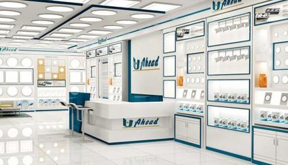 前臺(tái)吧臺(tái)燈具店面裝修效果圖 - 維客網(wǎng)裝修效果圖與五金搭配指南